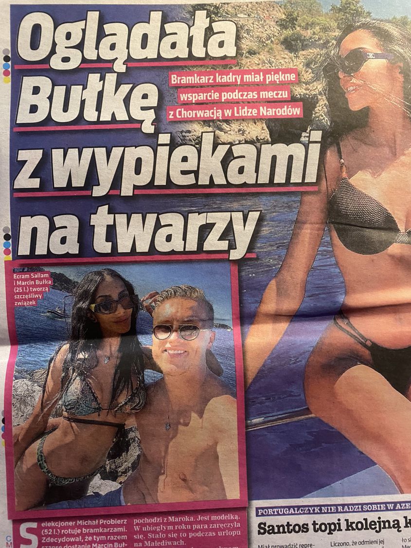 Oto ARTYKUŁ nt. Marcina Bułki i jego partnerki xD